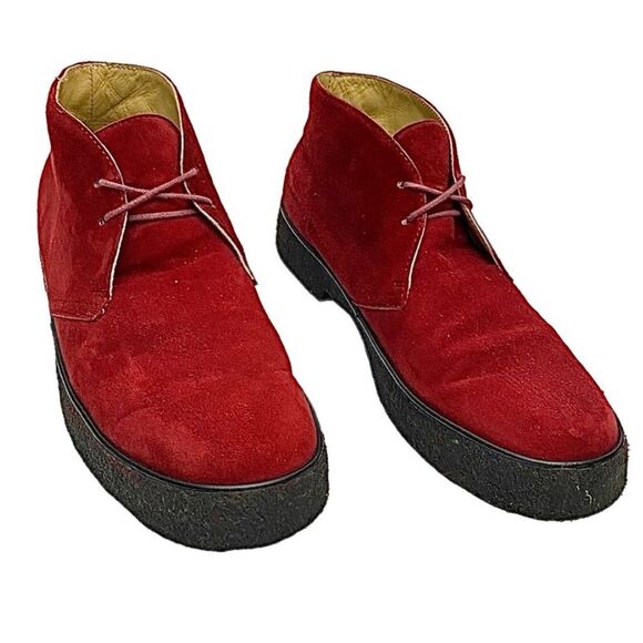 Original Britishers Red Suede Chukka Boots Men’s Size 11M main image 8